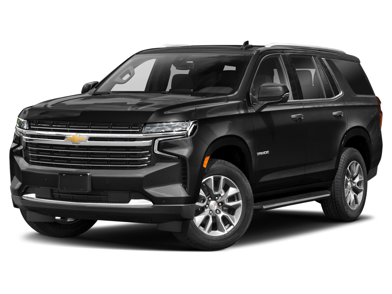 2023 Chevrolet Tahoe LT in Iridescent Pearl Tricoat — front three-quarter view