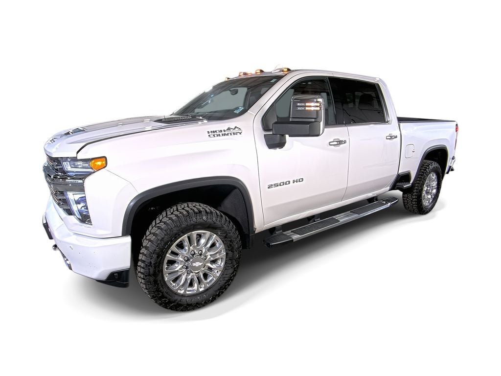 2020 Chevrolet Silverado 2500 HD High Country in White — front three-quarter view