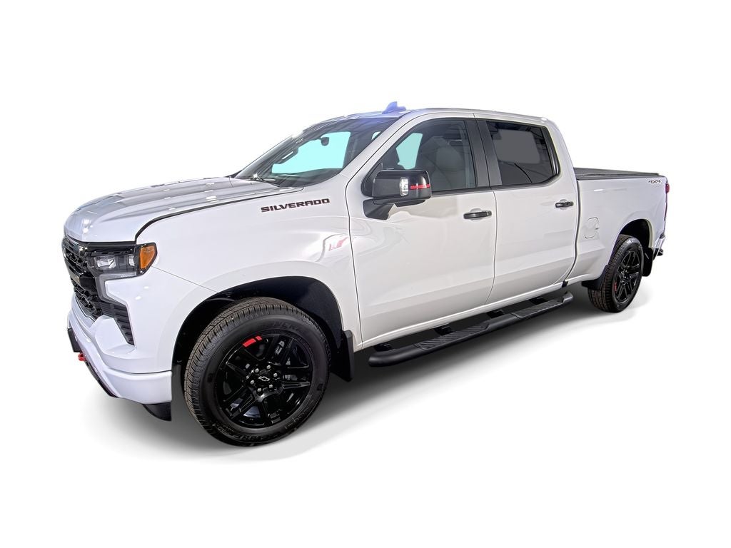 2026 Chevrolet Silverado 1500 RST in Summit White — front three-quarter view