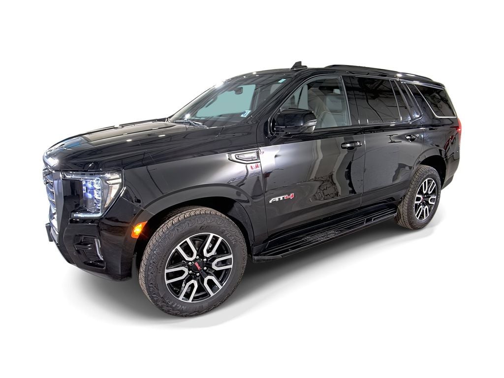2024 GMC Yukon AT4 in Onyx Black — front three-quarter view