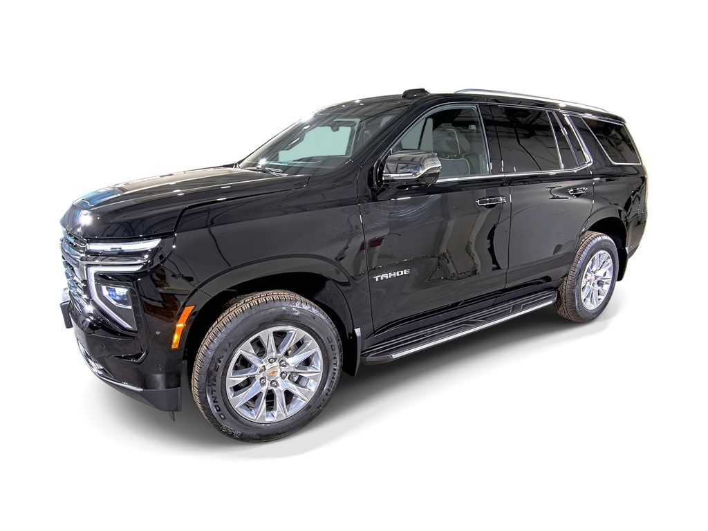 2026 Chevrolet Tahoe Premier in Black — front three-quarter view
