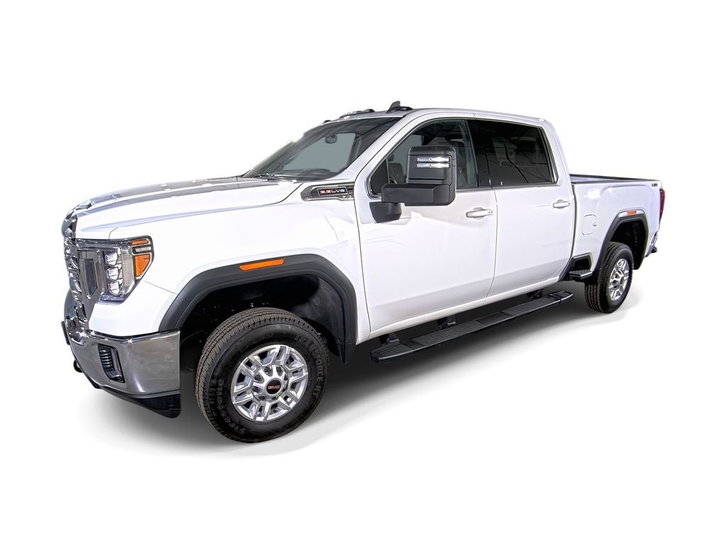 2023 GMC Sierra 2500 HD SLE in Summit White — front three-quarter view