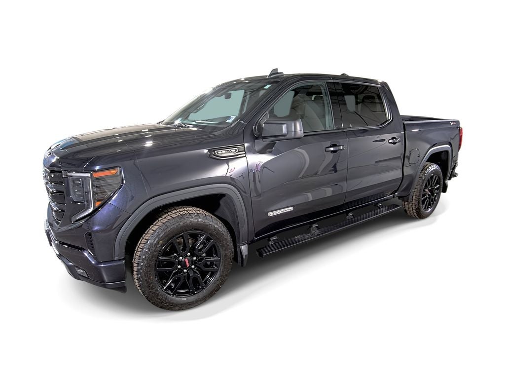 2024 GMC Sierra 1500 Elevation in Titanium Rush Metallic — front three-quarter view