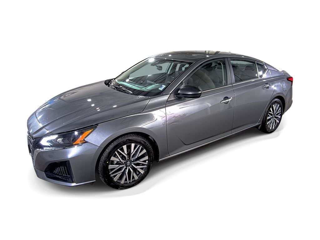 2025 Nissan Altima SV FWD in Gray — front three-quarter view