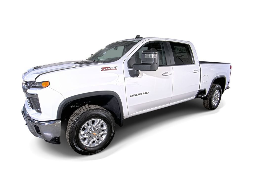 2026 Chevrolet Silverado 2500 HD LT in Summit White — front three-quarter view