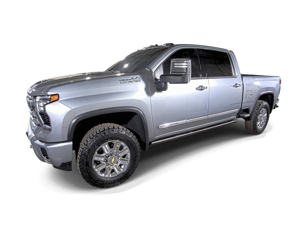 2024 Chevrolet Silverado 3500 HD High Country in Sterling Gray Metallic — front three-quarter view