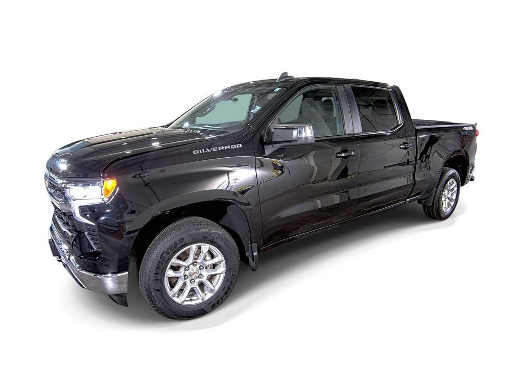 2023 Chevrolet Silverado 1500 LT in Black — front three-quarter view