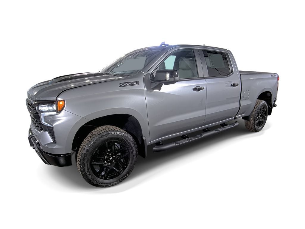 2026 Chevrolet Silverado 1500 LT Trail Boss in Sterling Gray Metallic — front three-quarter view