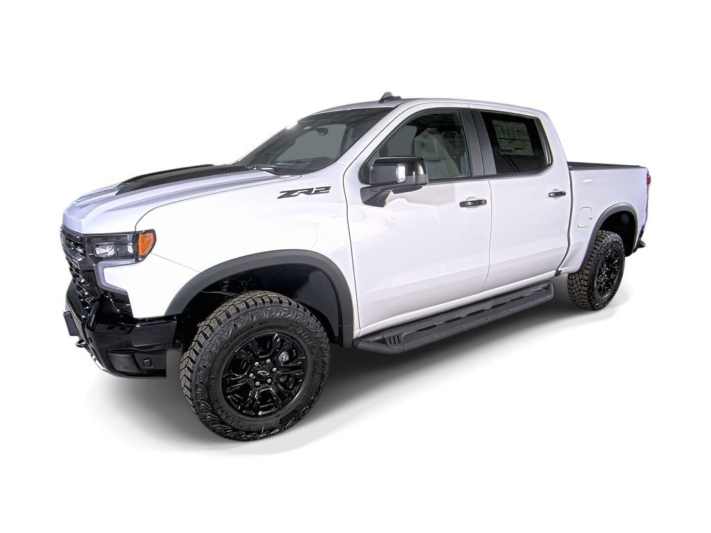 2026 Chevrolet Silverado 1500 ZR2 in Summit White — front three-quarter view
