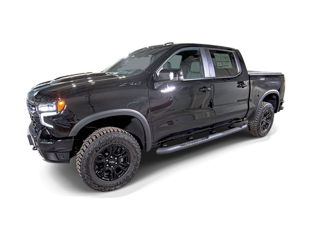 2026 Chevrolet Silverado 1500 ZR2 in Black — front three-quarter view