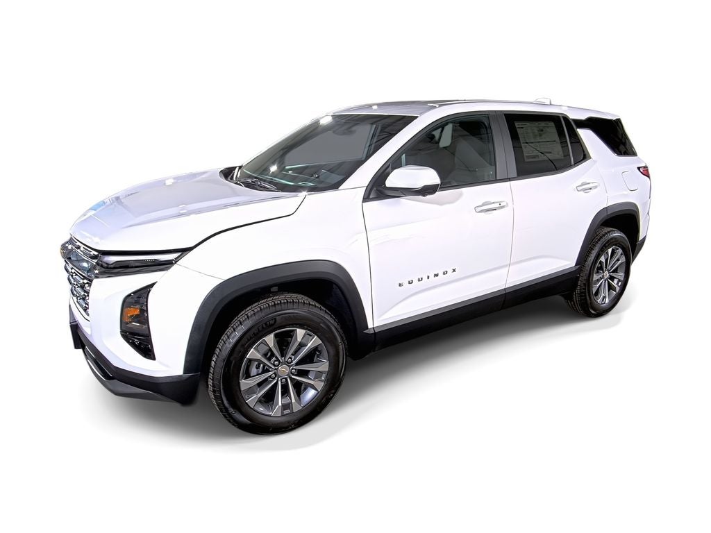 2026 Chevrolet Equinox LT in Summit White — front three-quarter view