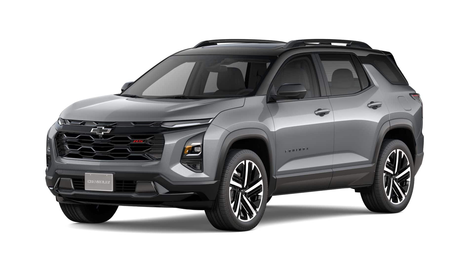2027 Chevrolet Equinox AWD RS in Sterling Gray Metallic — front three-quarter view