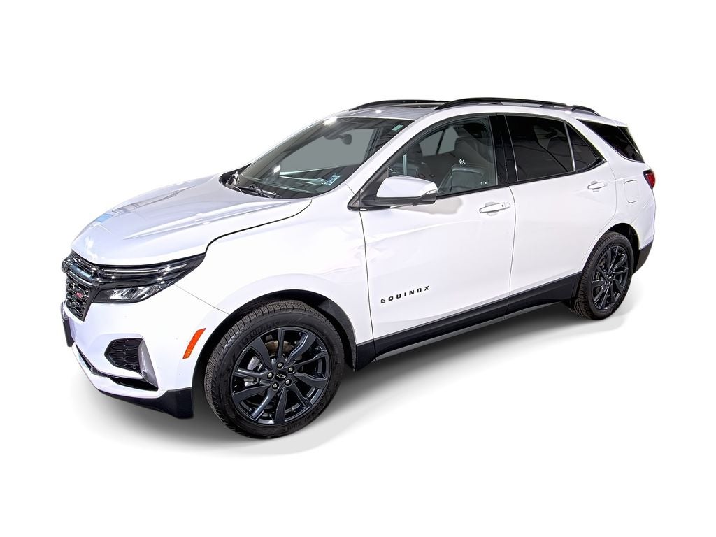2022 Chevrolet Equinox RS in Summit White — front three-quarter view