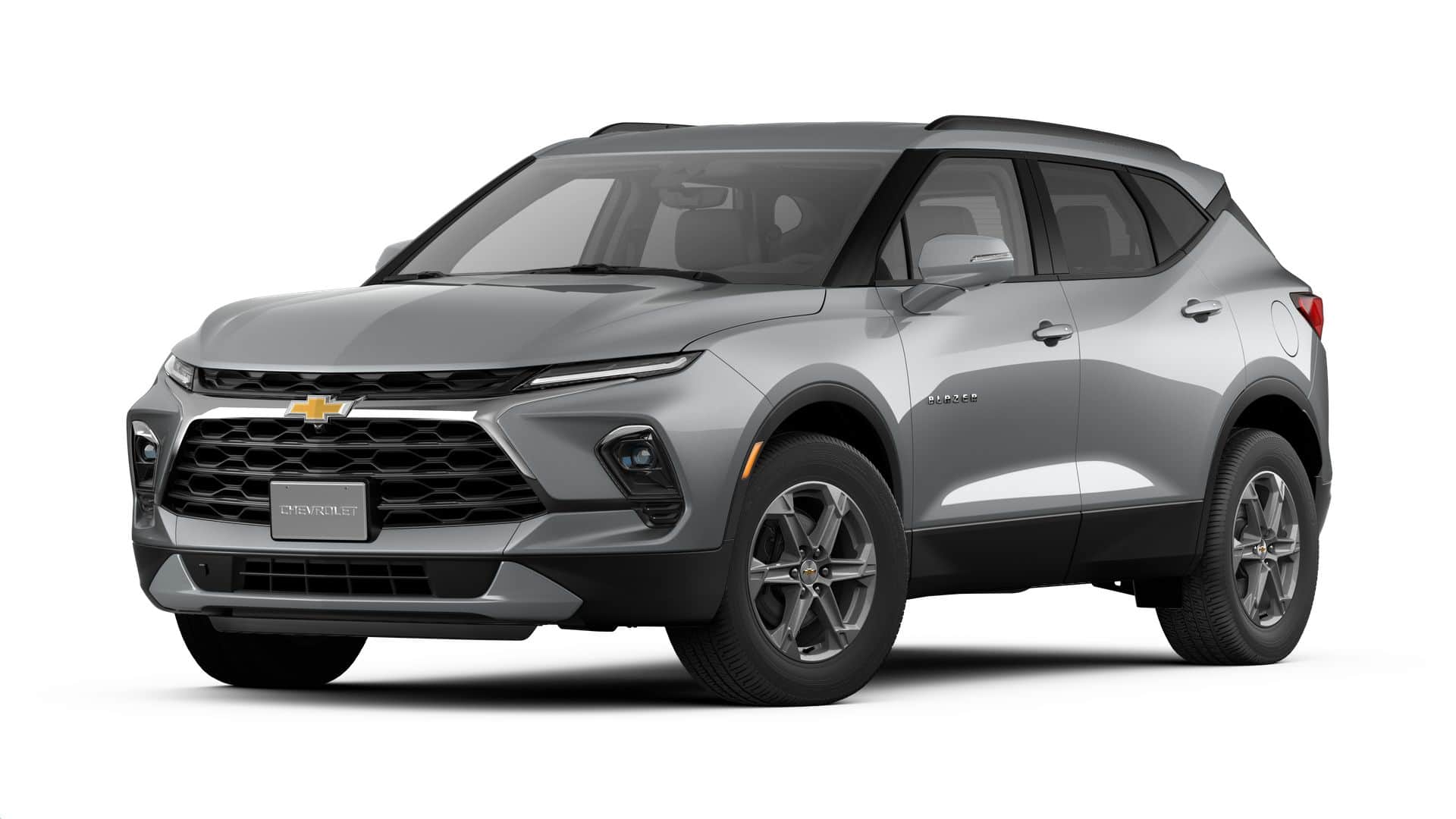 2026 Chevrolet Blazer 3LT in Sterling Gray Metallic — front three-quarter view