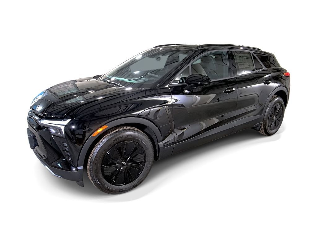2026 Chevrolet Blazer EV LT in Black — front three-quarter view