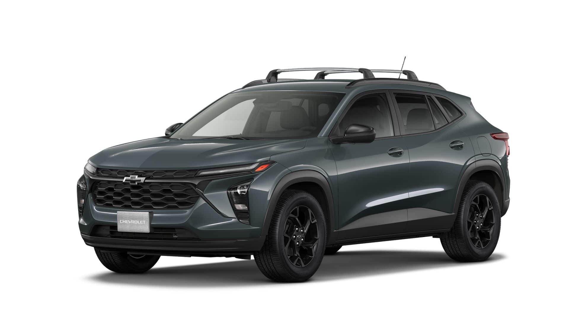 2026 Chevrolet Trax LT in Cypress Gray — front three-quarter view