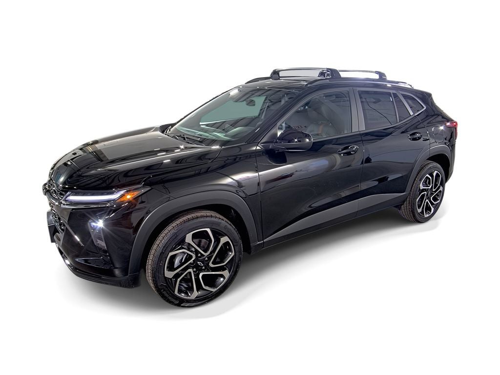 2026 Chevrolet Trax 2RS in Mosaic Black Metallic — front three-quarter view