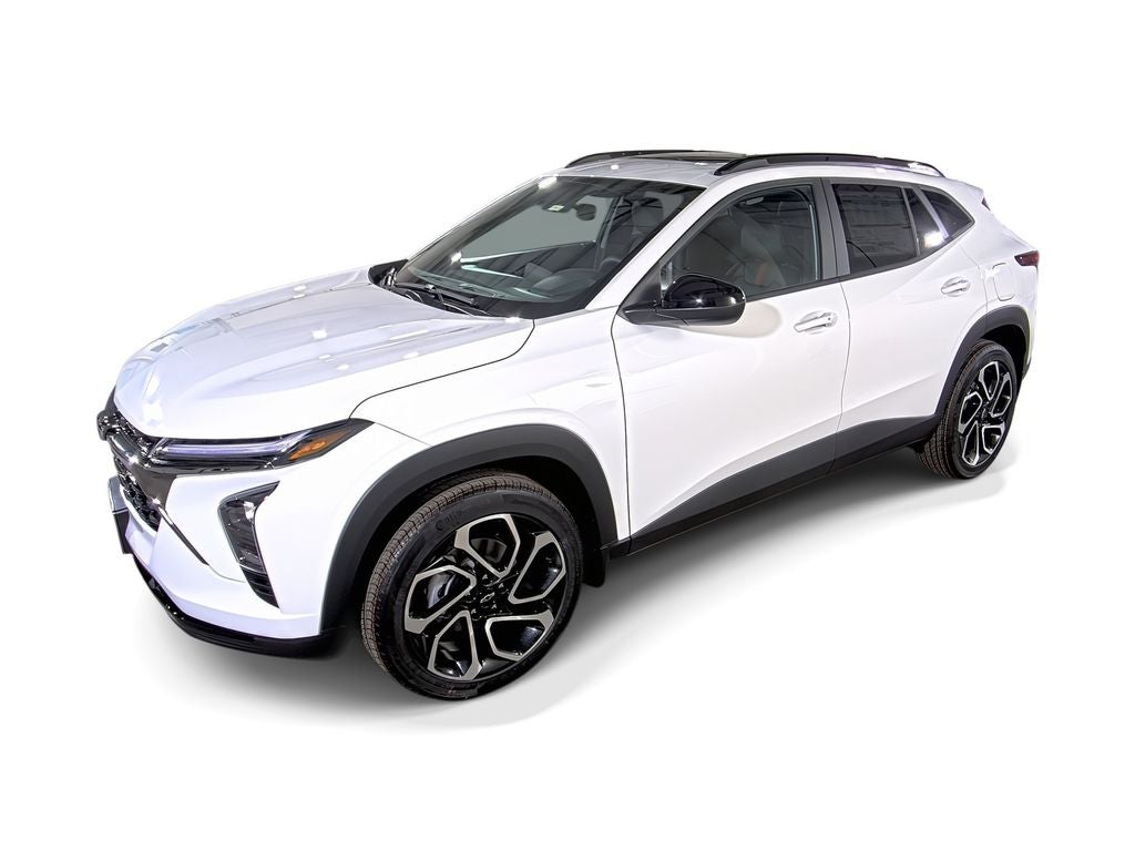 2026 Chevrolet Trax 2RS in Summit White — front three-quarter view