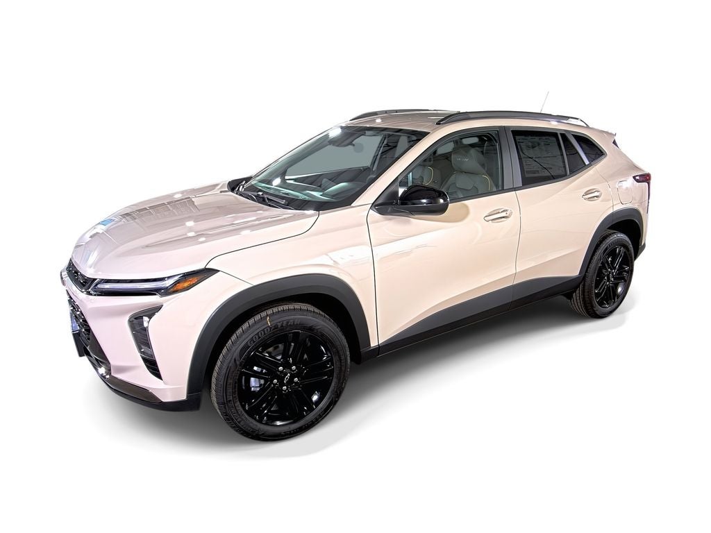 2026 Chevrolet Trax ACTIV in White Sands — front three-quarter view