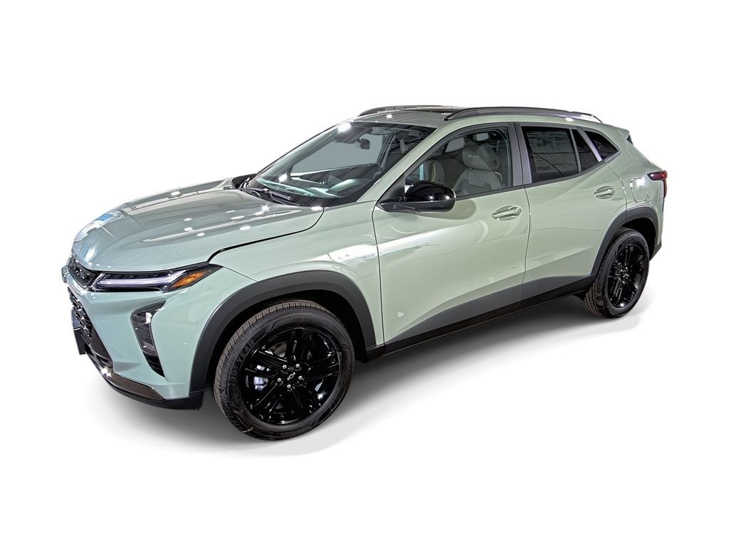 2026 Chevrolet Trax ACTIV in Cacti Green — front three-quarter view