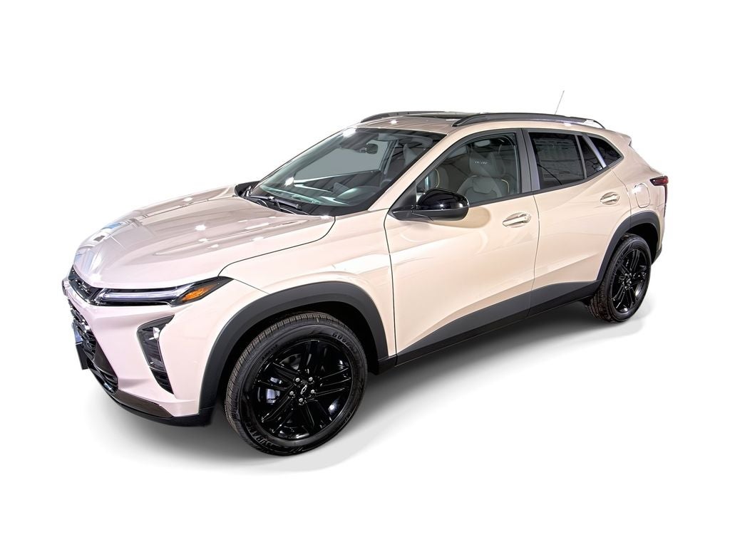 2026 Chevrolet Trax ACTIV in White Sands — front three-quarter view
