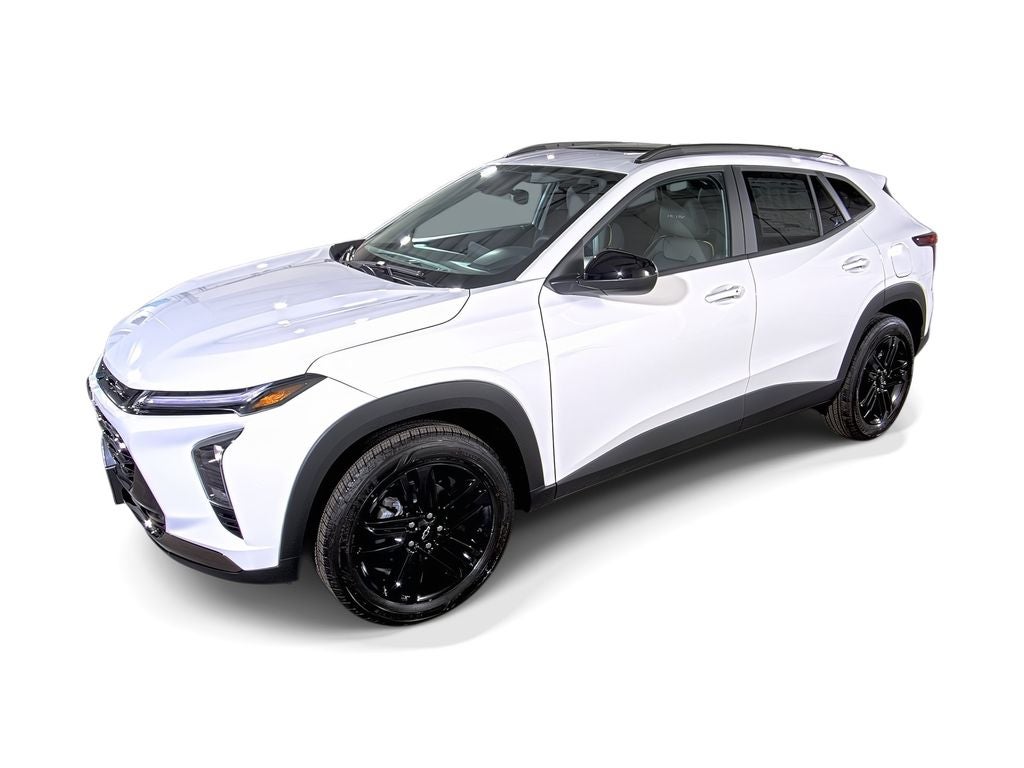 2026 Chevrolet Trax ACTIV in Summit White — front three-quarter view