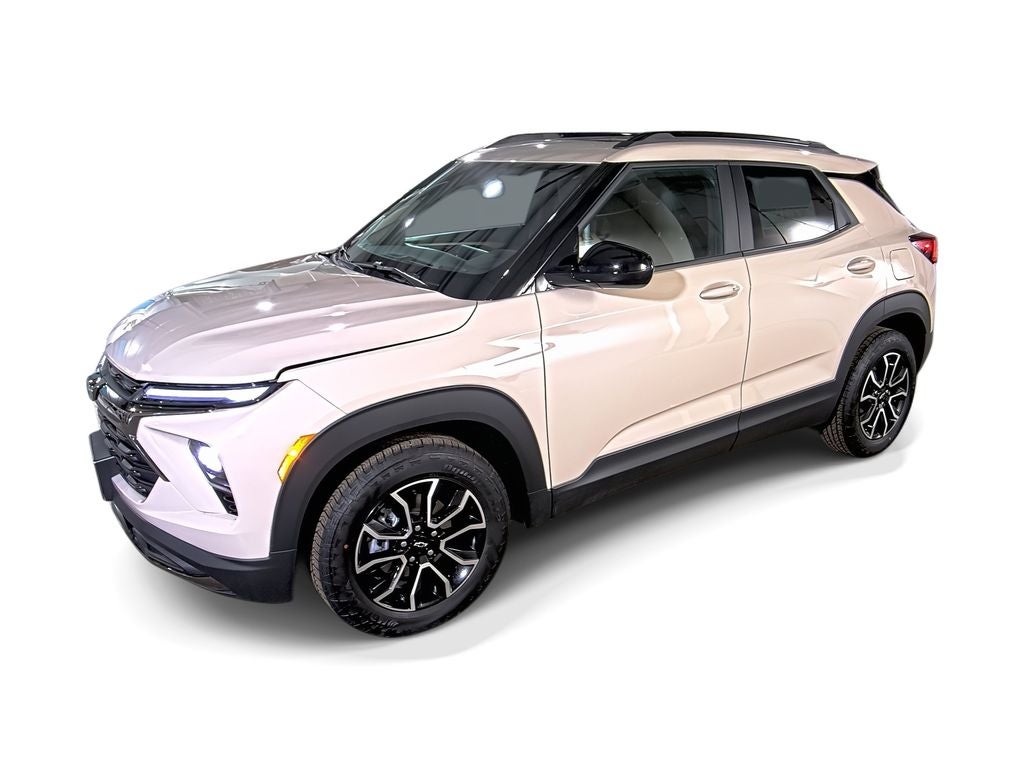 2026 Chevrolet Trailblazer ACTIV in White Sands — front three-quarter view