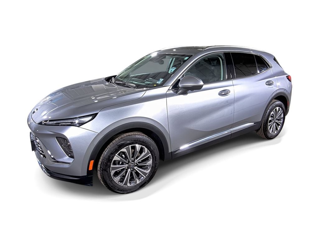 2025 Buick Envision Preferred in Moonstone Gray Metallic — front three-quarter view