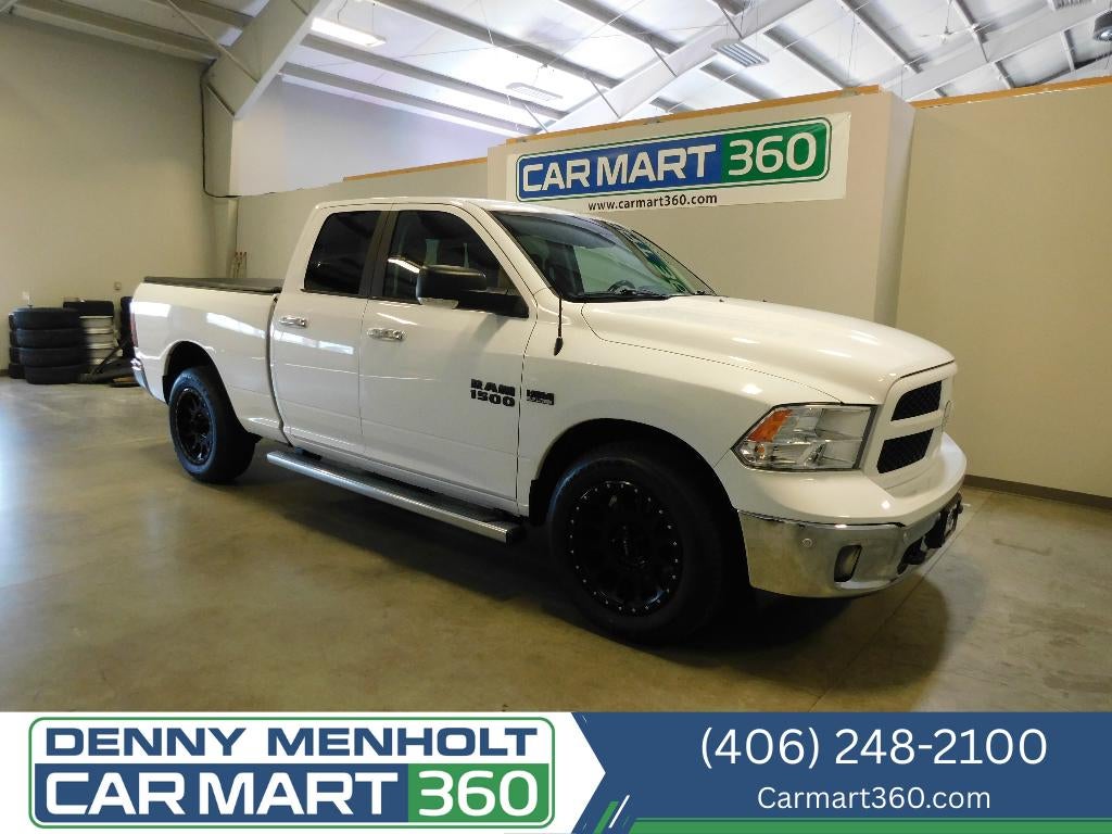 2018 RAM 1500 Big Horn 4x4 in Bright White Clearcoat — front three-quarter view