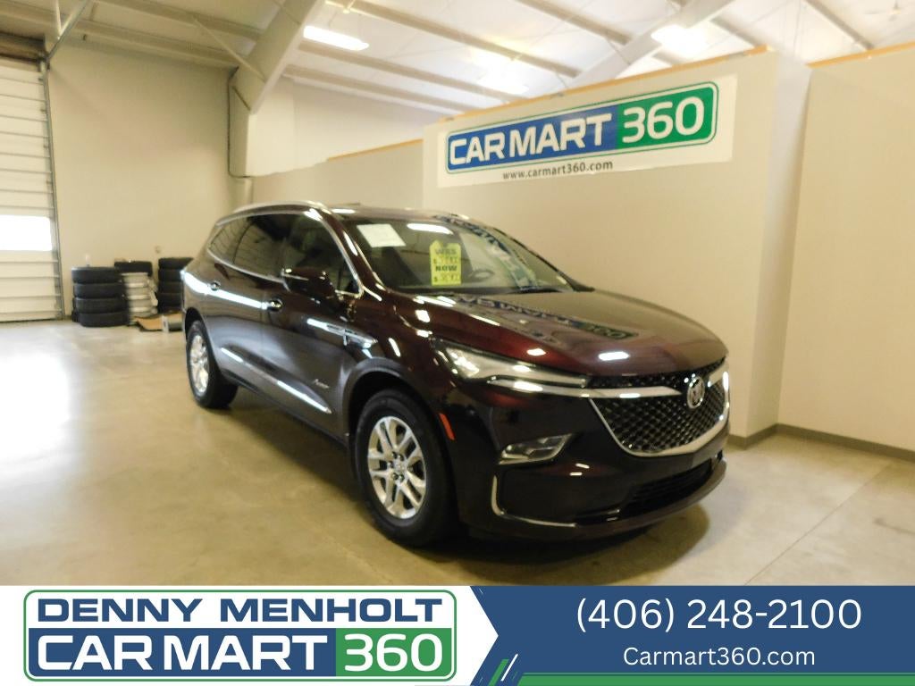 2023 Buick Enclave Avenir AWD in Rich Garnet Metallic — front three-quarter view
