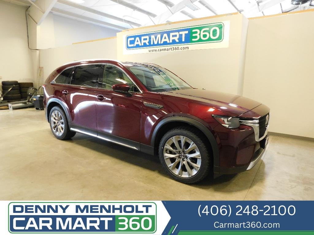 2024 Mazda Mazda CX-90 3.3 Turbo Premium AWD in Artisan Red Premium — front three-quarter view